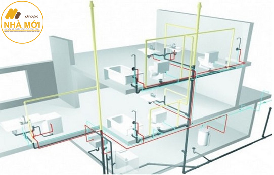 Mô hình 3d cấp thoát nước