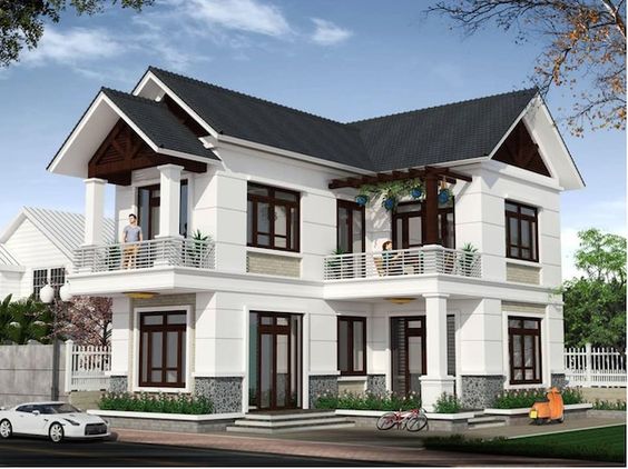 Nhà Chữ L Mái Thái