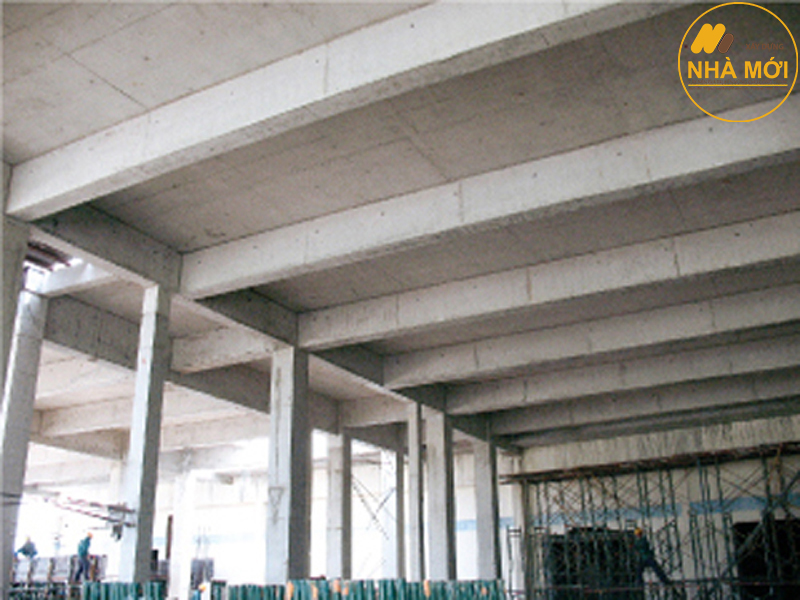 Dầm bê tông cốt thép rất vững chắc