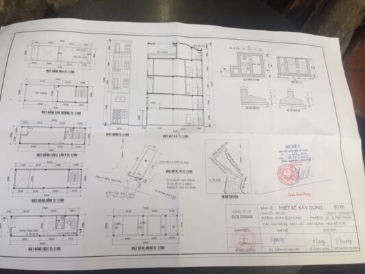 Bản vẽ do Nhà Mới - đơn vị thiết kế thi công chuyên nghiệp thực hiện khi xin cấp phép xây dựng