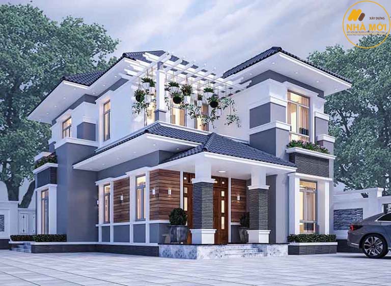 Nhà mái Nhật mới lạ và độc đáo 
