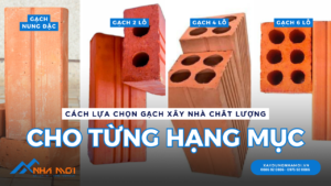 Chọn gạch xây nhà