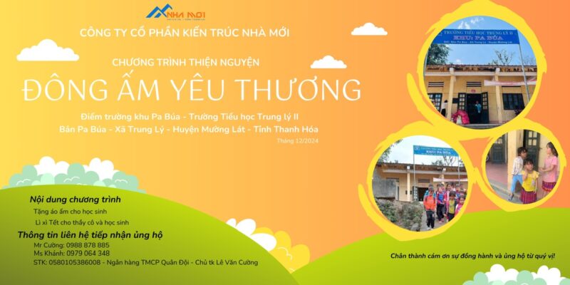 Dự án thiện nguyện vùng cao của Nhà Mới