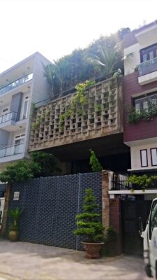kiến trúc mặt tiền giúp chống nóng