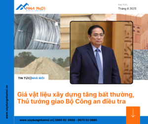 Thủ tướng chỉ đạo Bộ Công an vào cuộc kiểm tra giá vật liệu tăng bất thường