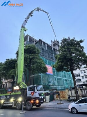 Đổ mái Chung cư mini Nguyễn Khuyến - Nhà Mới thi công trọn gói