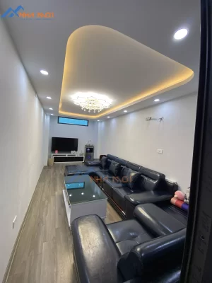 Ảnh: Trần thạch cao tại tầng lửng Nhà phố 3 tầng 1 lửng 37m2 tại Đông Anh