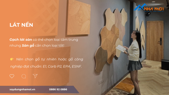 Kinh nghiệm hoàn thiện nội thất cho hạng mục lát nền