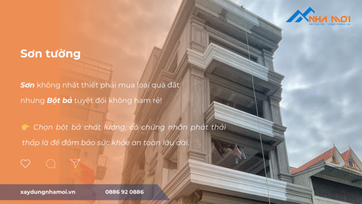 5 hạng mục phải đầu tư khi hoàn thiện nội thất: Sơn tường
