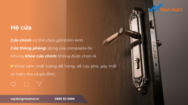 5 hạng mục phải đầu tư khi hoàn thiện nội thất: Hệ cửa