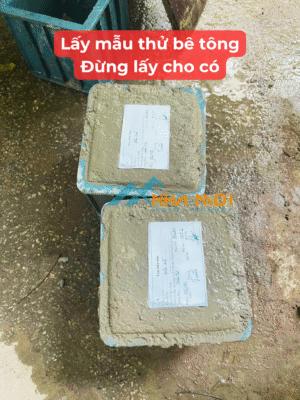 Lấy mẫu thử bê tông cần bảo dưỡng đúng cách