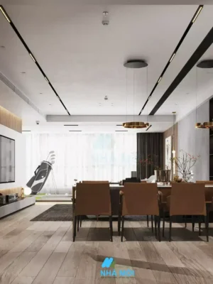 Mẫu Thiết Kế Nội Thất Căn Chung Cư 300m2 Tại Hoàng Đạo Thúy, Hà Nội - Ảnh 9