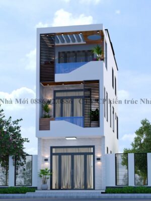Alternative view of Mẫu Thiết Kế Kiến Trúc Nhà Ở 3 Tầng
