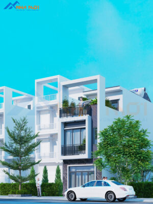 Xây nhà trọn gói nhà phố 2,5 tầng - Ảnh 3