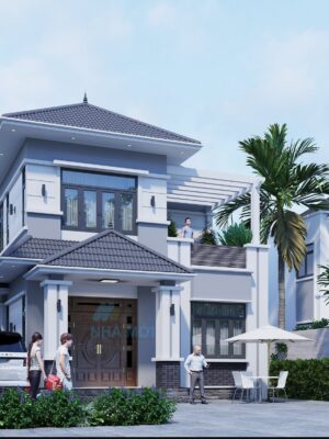 Mẫu Thiết Kế Nhà Mái Nhật 2 Tầng - Ảnh 4