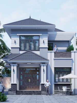 Mẫu Thiết Kế Nhà Mái Nhật 2 Tầng - Ảnh 5