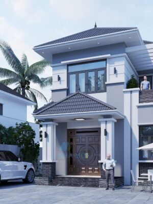 Mẫu Thiết Kế Nhà Mái Nhật 2 Tầng - Ảnh 9