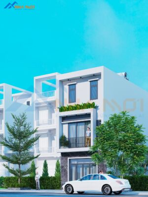 Alternative view of Mẫu Thiết Kế Kiến Trúc Nhà Phố 3 Tầng Tại Hải Phòng