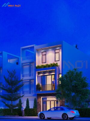 Mẫu Thiết Kế Kiến Trúc Nhà Phố 3 Tầng Tại Hải Phòng
