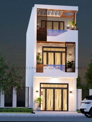 Mẫu Thiết Kế Kiến Trúc Nhà Ở 3 Tầng
