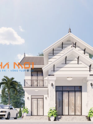 Nhà 2 tầng chữ L Mái Thái - Thiết kế cho Anh Khiêm Thái Bình - Ảnh 5