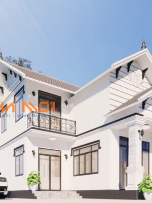 Nhà 2 tầng chữ L Mái Thái - Thiết kế cho Anh Khiêm Thái Bình - Ảnh 6