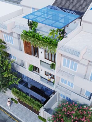 Thiết Kế Kiến Trúc liền kề 3 tầng - Nhà Anh Hiền, An Khánh - Ảnh 8