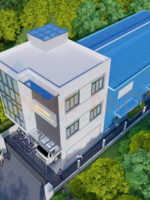 Alternative view of Thiết Kế Và Thi Công Nhà Xưởng Kết Hợp Văn Phòng