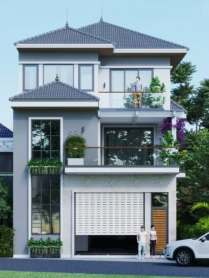 Xay nha tron goi nha anh Dung tai ha Noi 9
