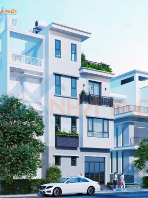 Alternative view of Mẫu Thiết Kế Kiến Trúc Nhà Ở Tại Cự Khối, Long Biên