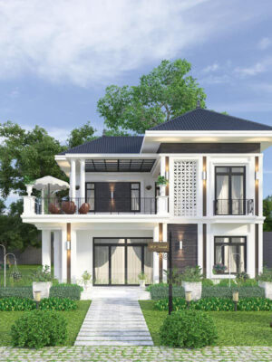 Alternative view of Biệt Thự 2 Tầng Mái Nhật - Hậu Lộc Thanh Hóa