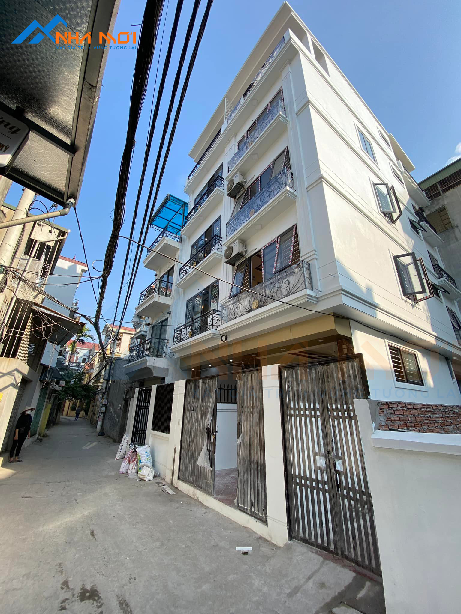 Xây trọn gói hoàn thiện nhà liền kề 5 tầng hiện đại 40m2 tại Hồ Định Công, Hà Nội - Ảnh 3