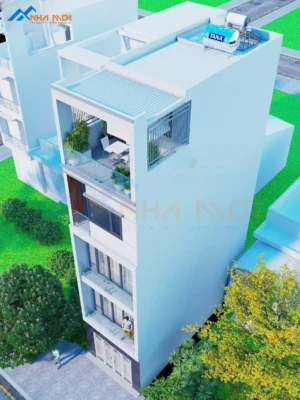 Mẫu Thiết Kế Kiến Trúc Nhà Phố 4 Tầng 1 tum - Ảnh 3