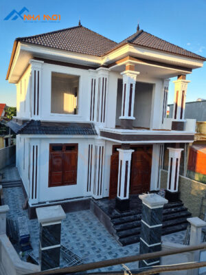 Xây nhà trọn gói Nhà 2 Tầng Mái Nhật 8x10m2 tại Bỉm Sơn - Ảnh 4