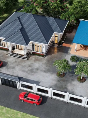Nhà vườn mái nhật 1 tầng 150m2 - CĐT Anh Minh - Nga An, Nga Sơn, Thanh Hóa - Ảnh 4