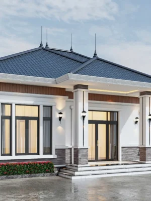 Nhà vườn mái nhật 1 tầng 150m2 - CĐT Anh Minh - Nga An, Nga Sơn, Thanh Hóa - Ảnh 8