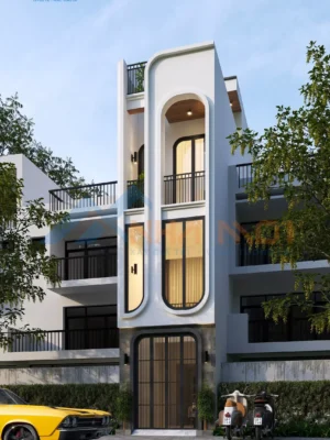 Mẫu Thiết Kế Nhà Phố 3 Tầng 1 Lửng Tại Đông Anh - Ảnh 5