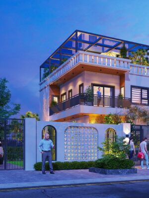 Alternative view of Mẫu Thiết Kế Kiến Trúc Nhà Chị Nhàn
