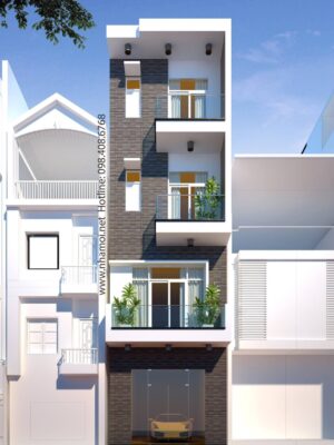 Thiết Kế Nhà Liền Kề 4 tầng