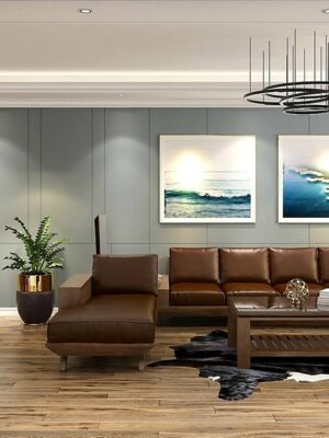 Thiết kế nội thất chung cư 100m2 hiện đại | Gỗ sồi Mỹ cao cấp - Ảnh 3