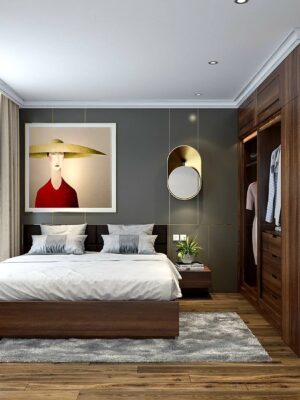 Thiết kế nội thất chung cư 100m2 hiện đại | Gỗ sồi Mỹ cao cấp - Ảnh 8