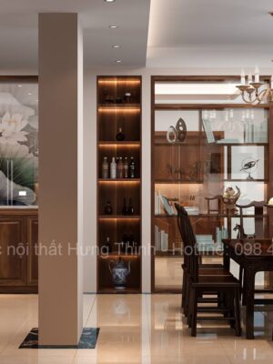Nội Thất Bằng Gỗ Óc Chó Kết Hợp Với Gỗ Công Nghiệp - Ảnh 7