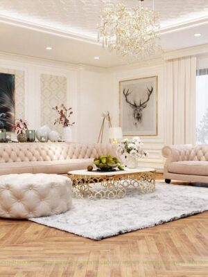 Thiết Kế Nội Thất Căn Hộ Khách Sạn Tân Cổ Điển - Ảnh 5
