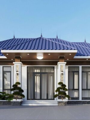 Mẫu Thiết Kế Nhà Cấp 4 Mái Nhật - Ảnh 4