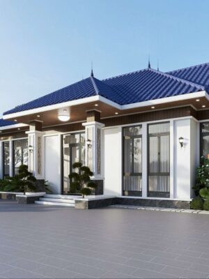 Alternative view of Mẫu Thiết Kế Nhà Cấp 4 Mái Nhật