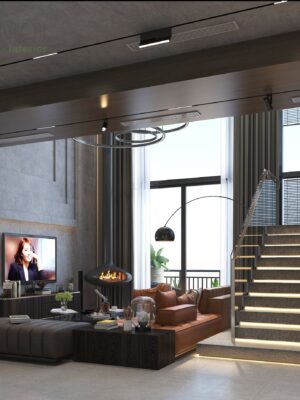 Dự Án Thiết Kế Nội Thất Căn Duplex Nhà Anh Quân - Ảnh 11