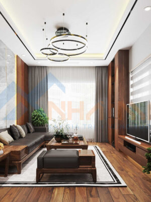 Thiết Kế Nội Thất Văn Phòng Kết Hợp Nhà Ở Anh Nam Trung Kính Cầu Giấy - Ảnh 8