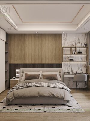 Dự Án Thiết Kế Nội Thất Chung Cư Nhà Chị Chung, Đê La Thành - Ảnh 4