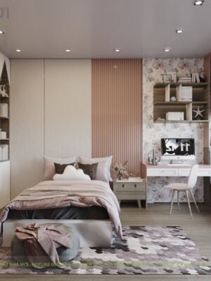Dự Án Thiết Kế Nội Thất Chung Cư Nhà Chị Chung, Đê La Thành - Ảnh 8