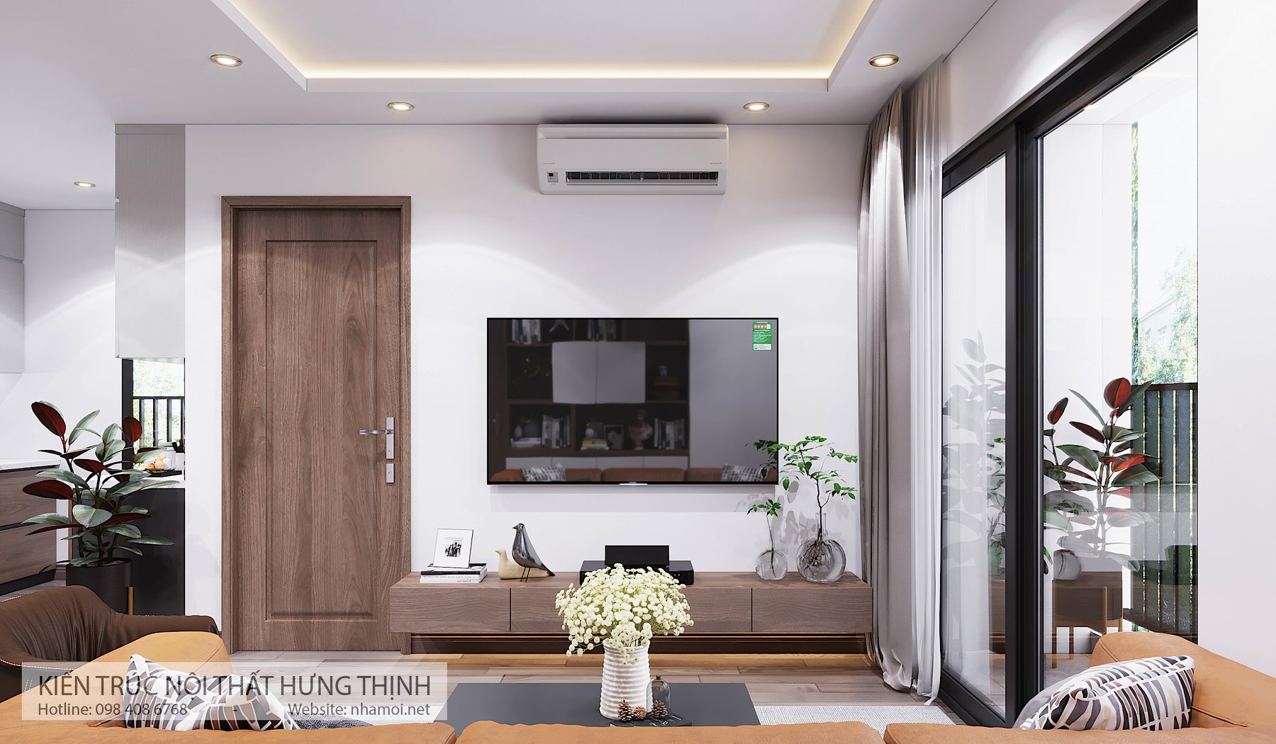 Thiết Kế Nội Thất Căn Hộ Hồng Hà Eco City - Ảnh 8